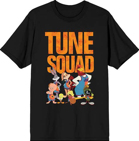 Buy Space Jam 2: A New Legacy Tune Squad Black Men's Short Sleeve T ...