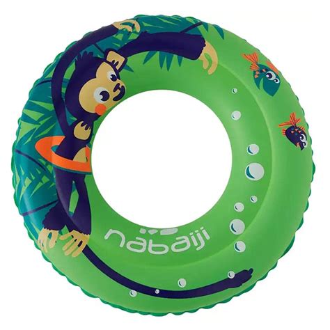 Buy Nabaiji Children's Inflatable Swim Ring 3-6 Years 51 cm - Monkey ...