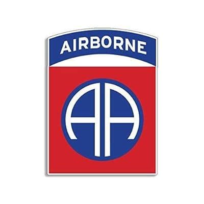 Buy MAGNET 3x4 inch 82nd Airborne AA Insignia Shaped Sticker Army SSI ...