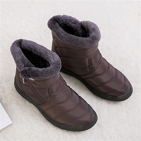 Botas para clima frío para mujer Botas con plataforma de tobillo ...