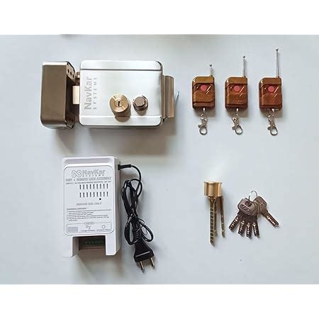 Navkar Systems Electronic Lock for Metal Gate to Operate by Remote ...