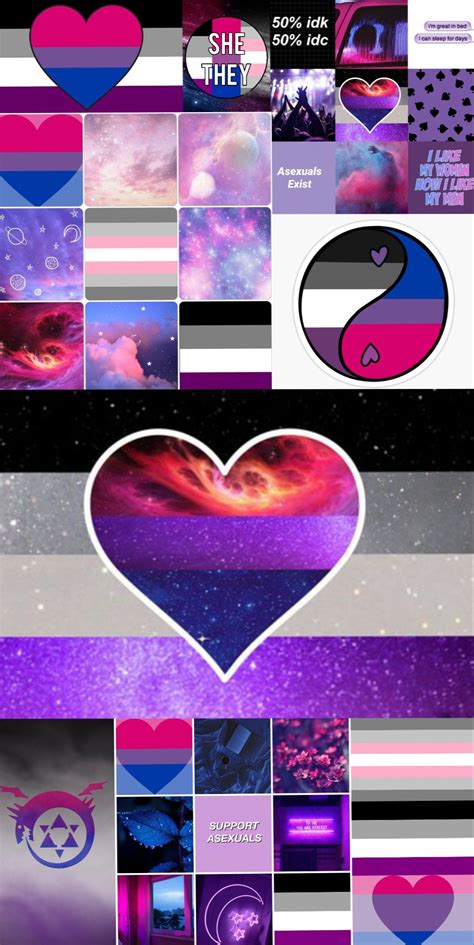 Biromantic Asexual and Demi-girl wallpaper | Schizzi d'arte, Sfondi, Orientamento sessuale