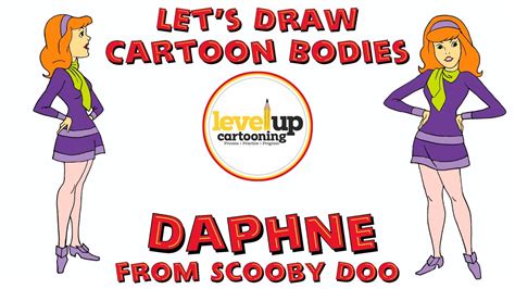 Lets Draw Cartoon Bodies-Daphne from Scooby Doo - YouTube