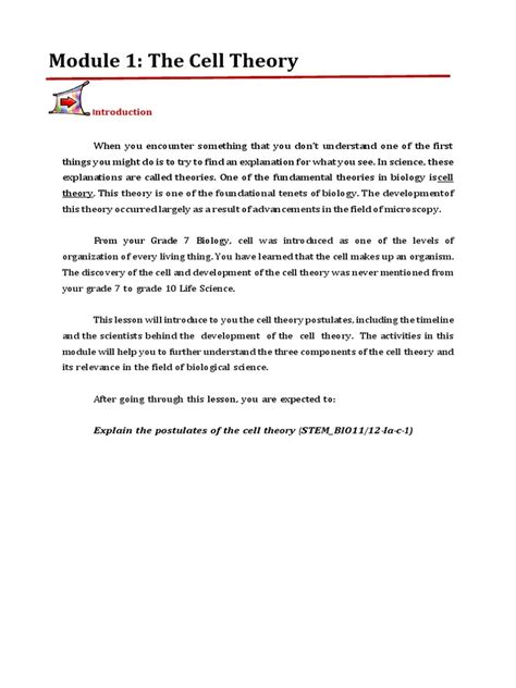 Image result for Biology Module One Recap