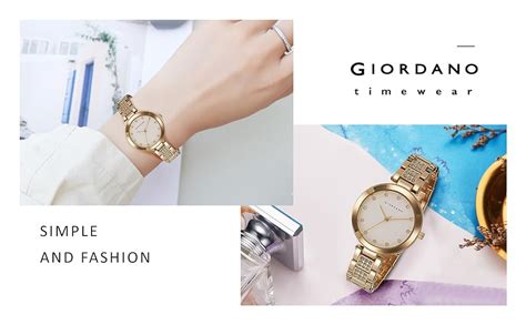Giordano Eleganza Collection Analog Watch for Women with Crystal ...