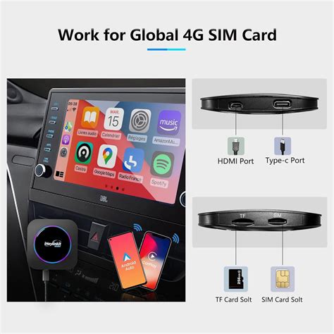 Buy iHeylinkit Wireless CarPlay Ai Box Plug & Play 4GB+64GB Built-in ...