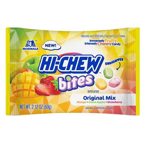 HI-Chew Bites Original Mix Chewy Candy, 2.12 oz, Bag - Walmart.com