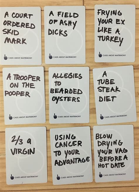 Cards Against Humanity Printable - Printable And Enjoyable Learning