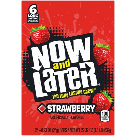 now and later strawberry
