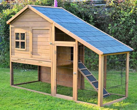 The Villa 7ft Extra Large Rabbit Hutch - All Hutches - Outdoor Rabbit ...