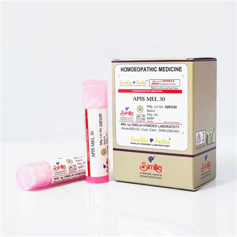 SIMILIA INDIA MEDICATED PILLS APIS MEL 30