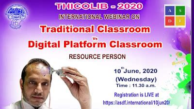 International Webinar on Traditional Classroom Vs Digital Platform ...