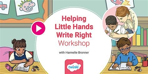 Helping Little Hands Write Right Workshop with Edublox