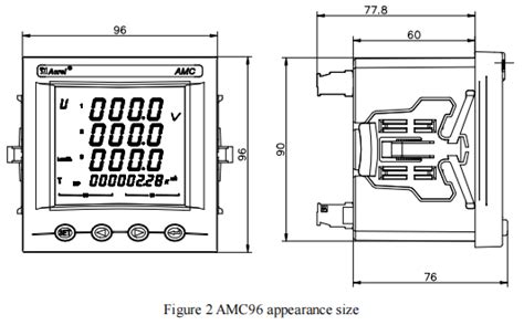 Acrel AMC96L-E4/KC Electric Meters Multi Channel Power Meter Energy ...