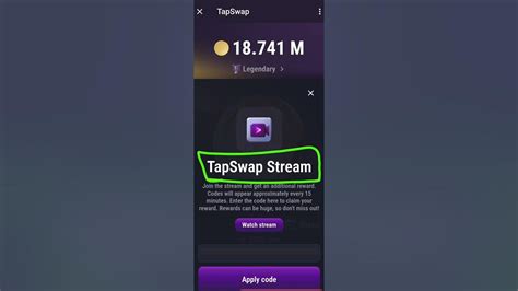 Image result for Tapswap Stream Code