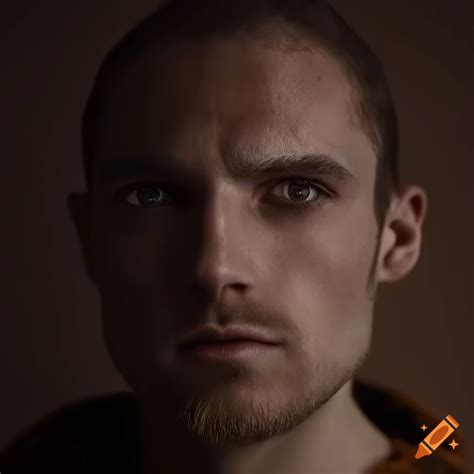 Photorealistic portrait of a mysterious man on Craiyon