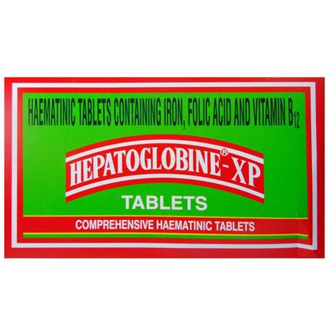 Hepatoglobine-Xp Tablet 10'S Price, Uses, Side Effects, Composition ...