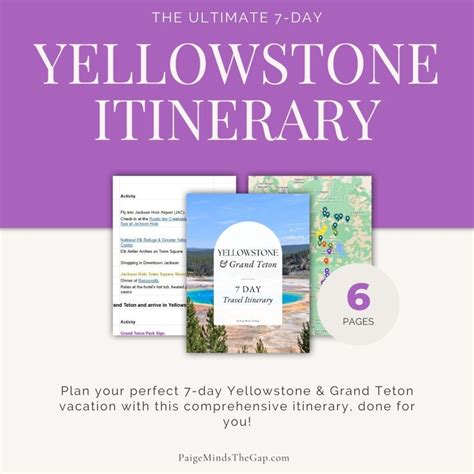 Ultimate Yellowstone & Grand Teton 7 Day Itinerary