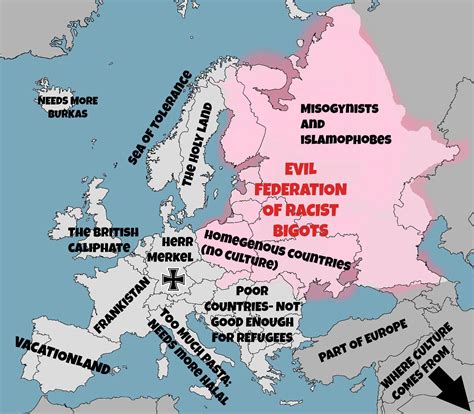 Funny map of how /r/Europe interprets Europe (x-post /r/European) : r/europe