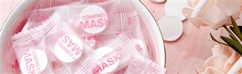 Buy KIRA Compressed Facial Mask Tablets Disposable Paper Natural Cotton ...