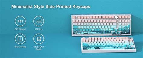 Deep Sea Side Engraved Translucent Cherry PBT Keycaps – CuriosityCaps