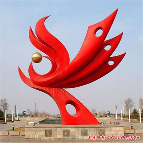 不锈钢中国移动标志雕塑 不锈钢标志雕塑-宏通雕塑