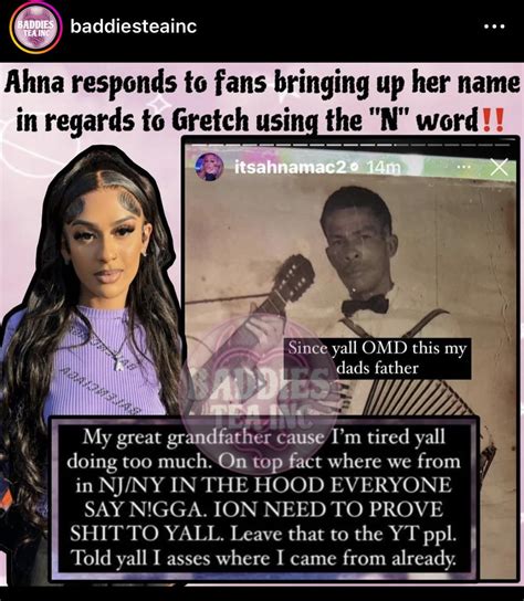 Ahna mac says her great grandad is black : r/BaddiesSouth