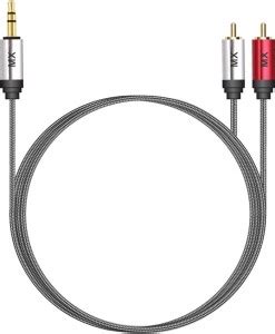 MX TV-out Cable 5 Meters Ep Stereo 3.5mm to 2 RCA Male Cable Auxiliary ...