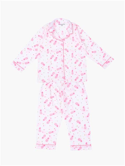 Pineapple Printed Cotton Girls Nightwear – FunKrafts Shop