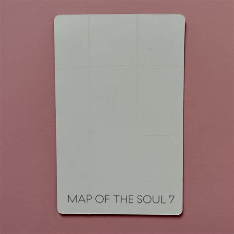 BTS Jin Map Of The Soul 7 single photocard. Bangtan, Seokjin, WWH ARMY kpop MOTS | eBay