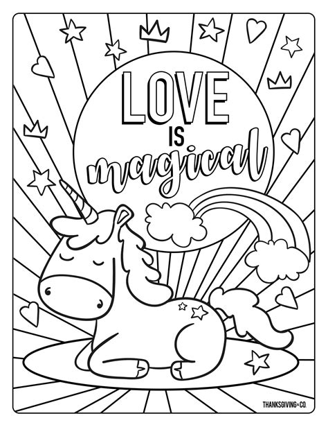 Free Valentines Coloring Pages Printable