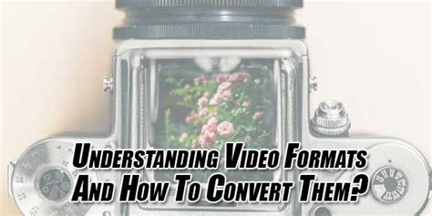 Image result for Converting Video Formats