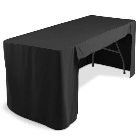 Lann's Linens Premium 6' Trade Show Table Cover - Open Back Fitted ...