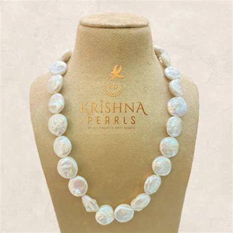Luxurious Baroque Pearl Coin Shape – Sri Krishna Pearls