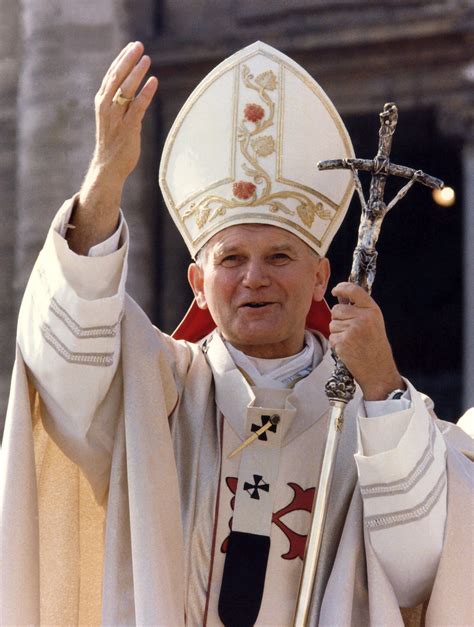 Saint Pop John Paul II glossy poster picture photo banner print vatican ...