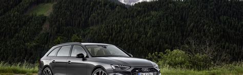 Download wallpaper forest, mountains, Audi, universal, 2019, A4 Avant ...