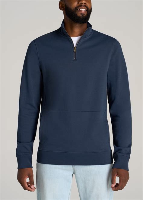 LJ&S Heavyweight Quarter-Zip Men's Tall Pullover | American Tall