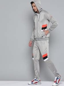HRX by Hrithik Roshan Colorblock Men Track Suit - Buy HRX by Hrithik ...