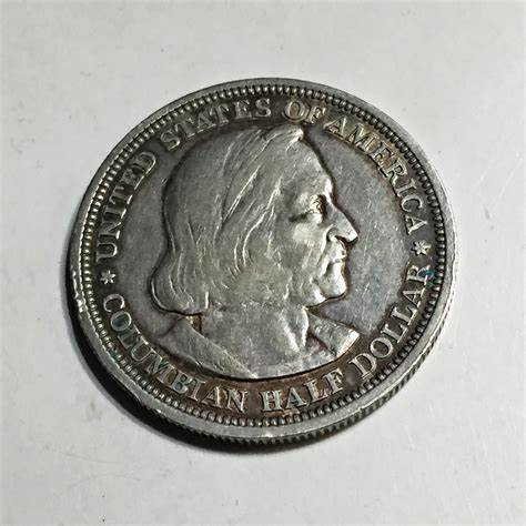 1893 Columbian Expo Commemorative Silver Half Dollar | Property Room