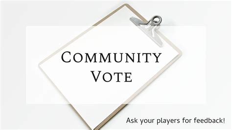 Image result for Community Meeting Problem Vote