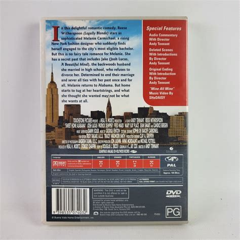 Sweet Home Alabama (DVD, 2002) VGC PAL Region 4 9398525074035 | eBay ...