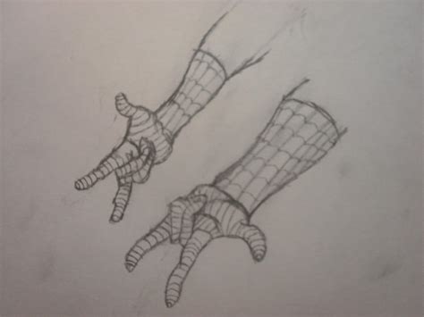 Spiderman hand and arm sketch by Kaibusu on DeviantArt