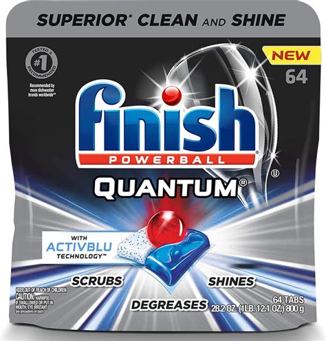 Buy Finish - Quantum - 64ct - Dishwasher Detergent - Powerball ...