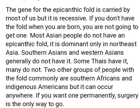 How to get epicanthic fold naturally - Brainly.in