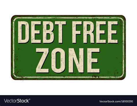 Debt Free Sign 的图像结果