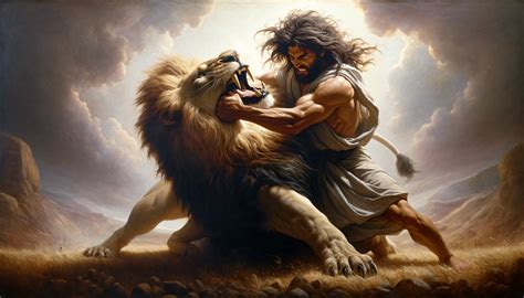 Who Fought Lions In The Bible