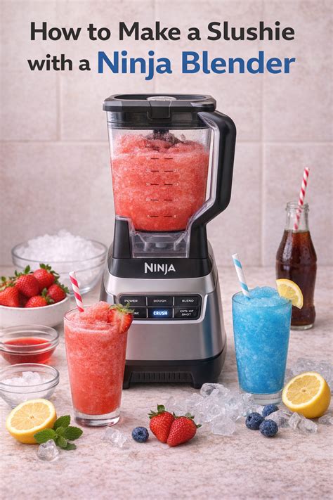 How to Make a Slushie with a Ninja Blender (Easy Guide)