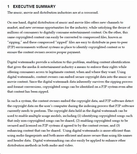 Image result for Formal Business Report Example