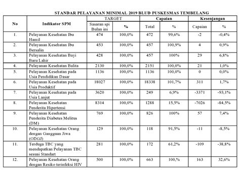 spm kesehatan 12 indikator