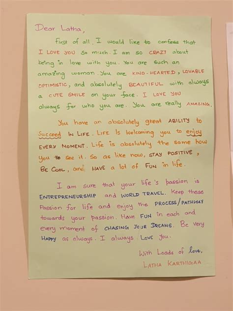 Over 2000 days ago, I wrote this letter to myself. It was an exercise ...